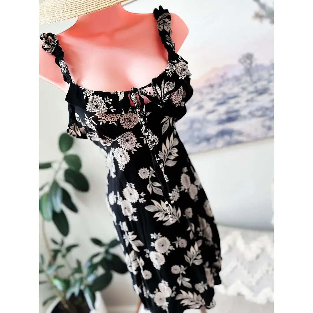 Moonlit Petals & Meadow Dreams blooming cottagecore romance floral boho dress